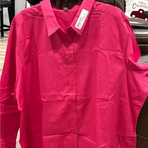 Women’s pink long sleeve 5x Never worn